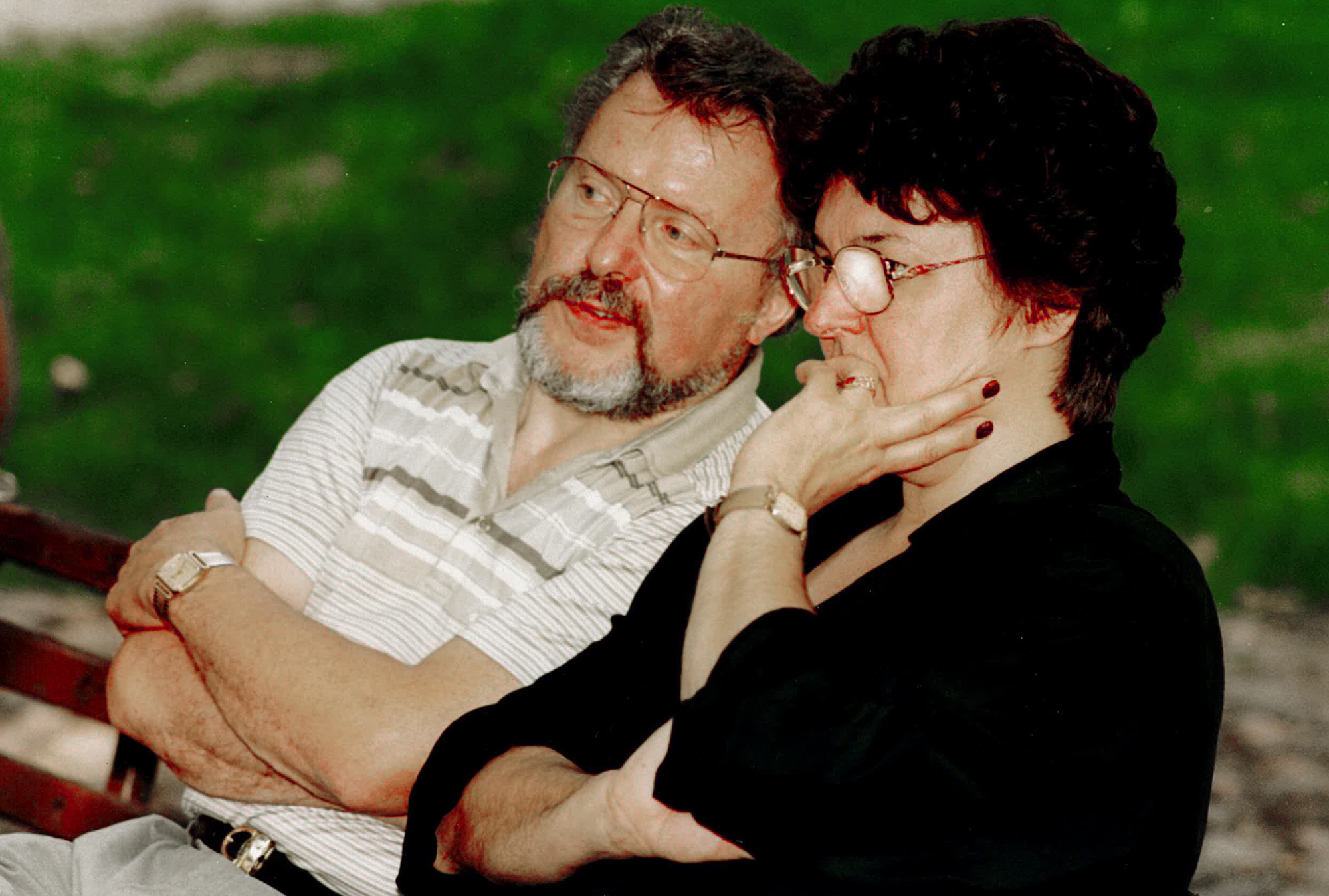 Jutta Schlegel mit Ehemann